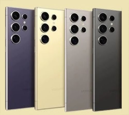 Visual comparison of Samsung Galaxy S25 Ultra colors